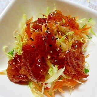 柿ドレッシングサラダ